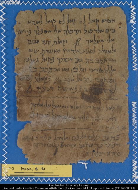 An image of the current object, e.g. a page in manuscript