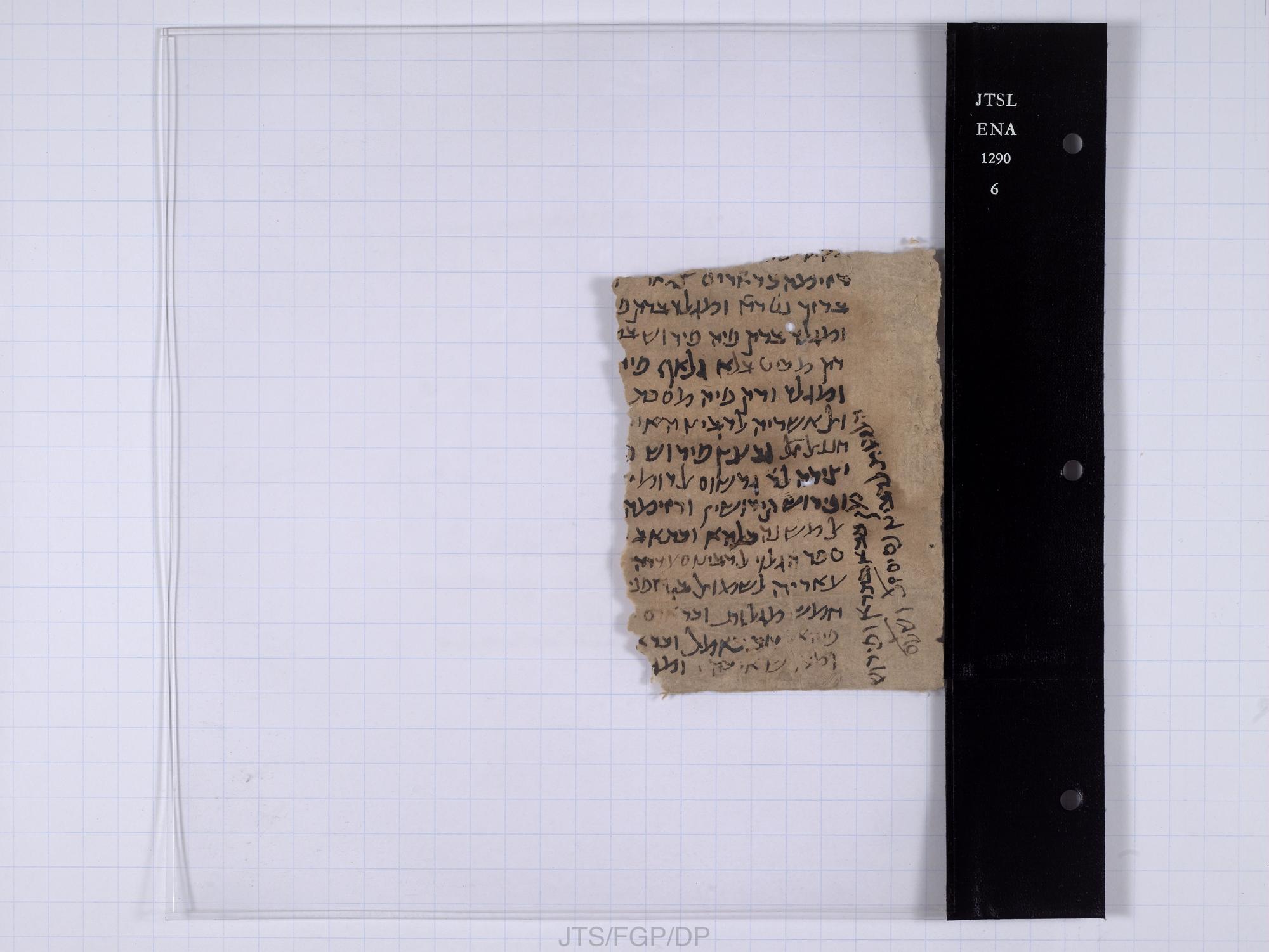 Image of item, e.g. a manuscript page