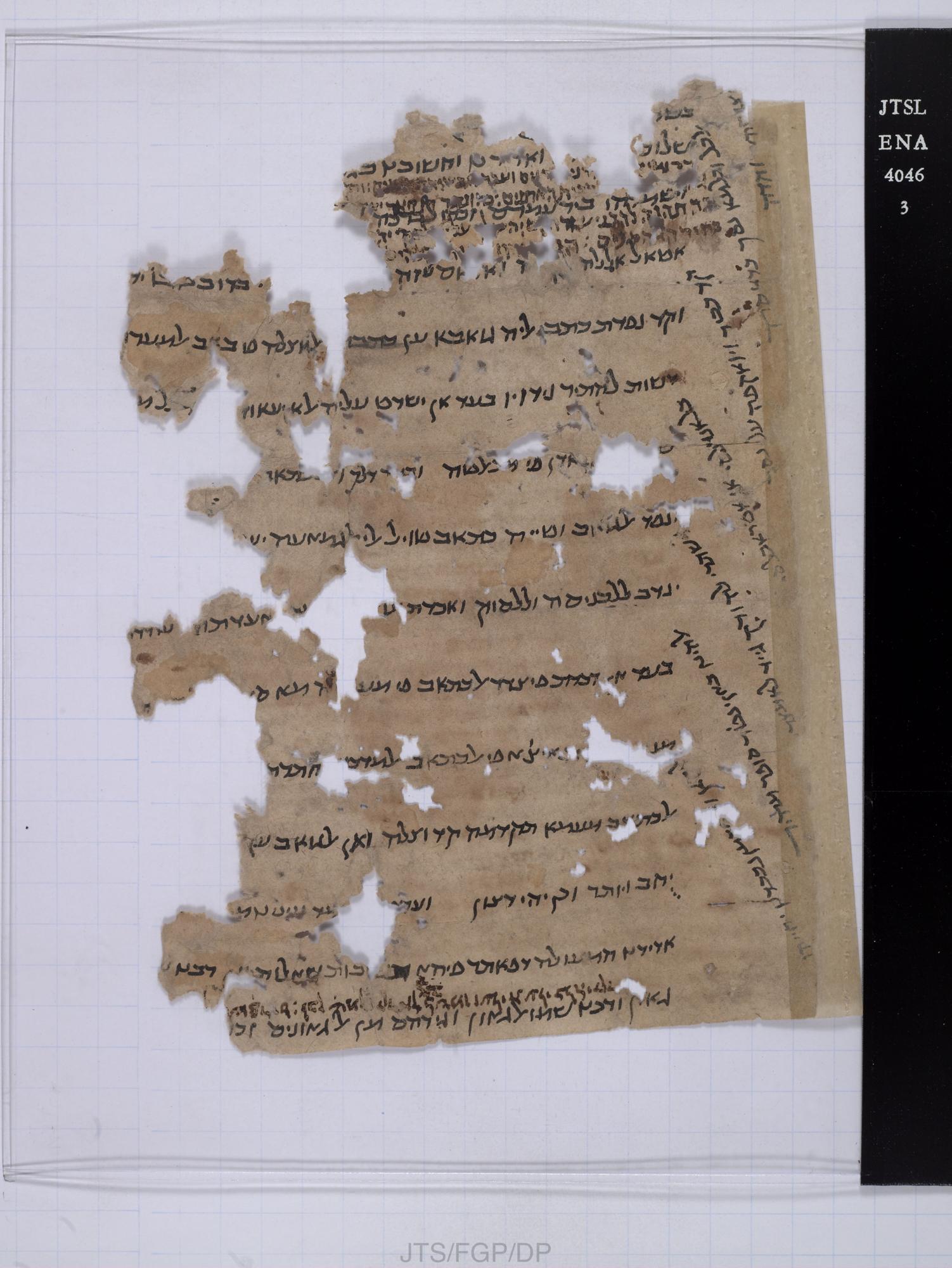 Image of item, e.g. a manuscript page