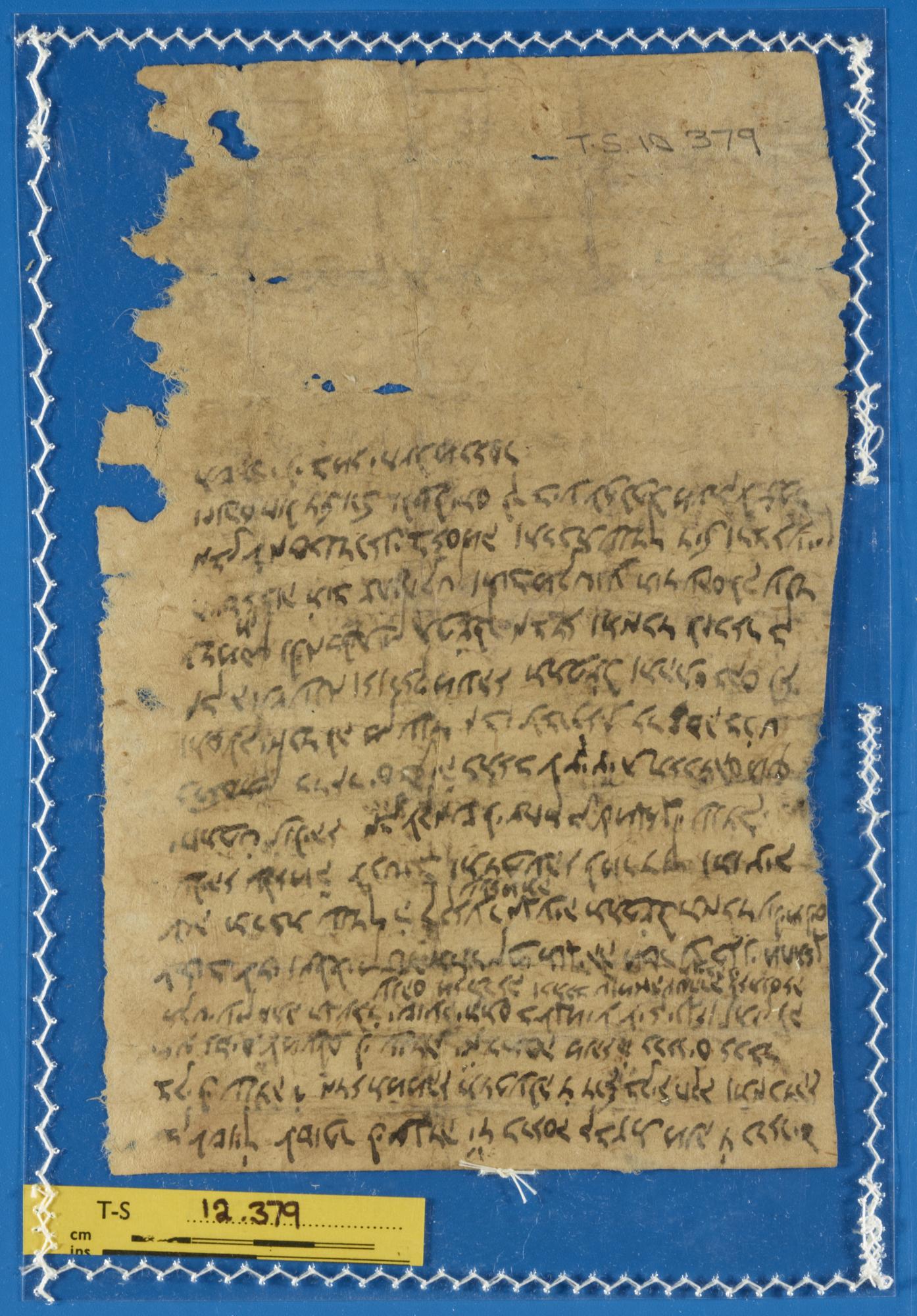 Image of item, e.g. a manuscript page