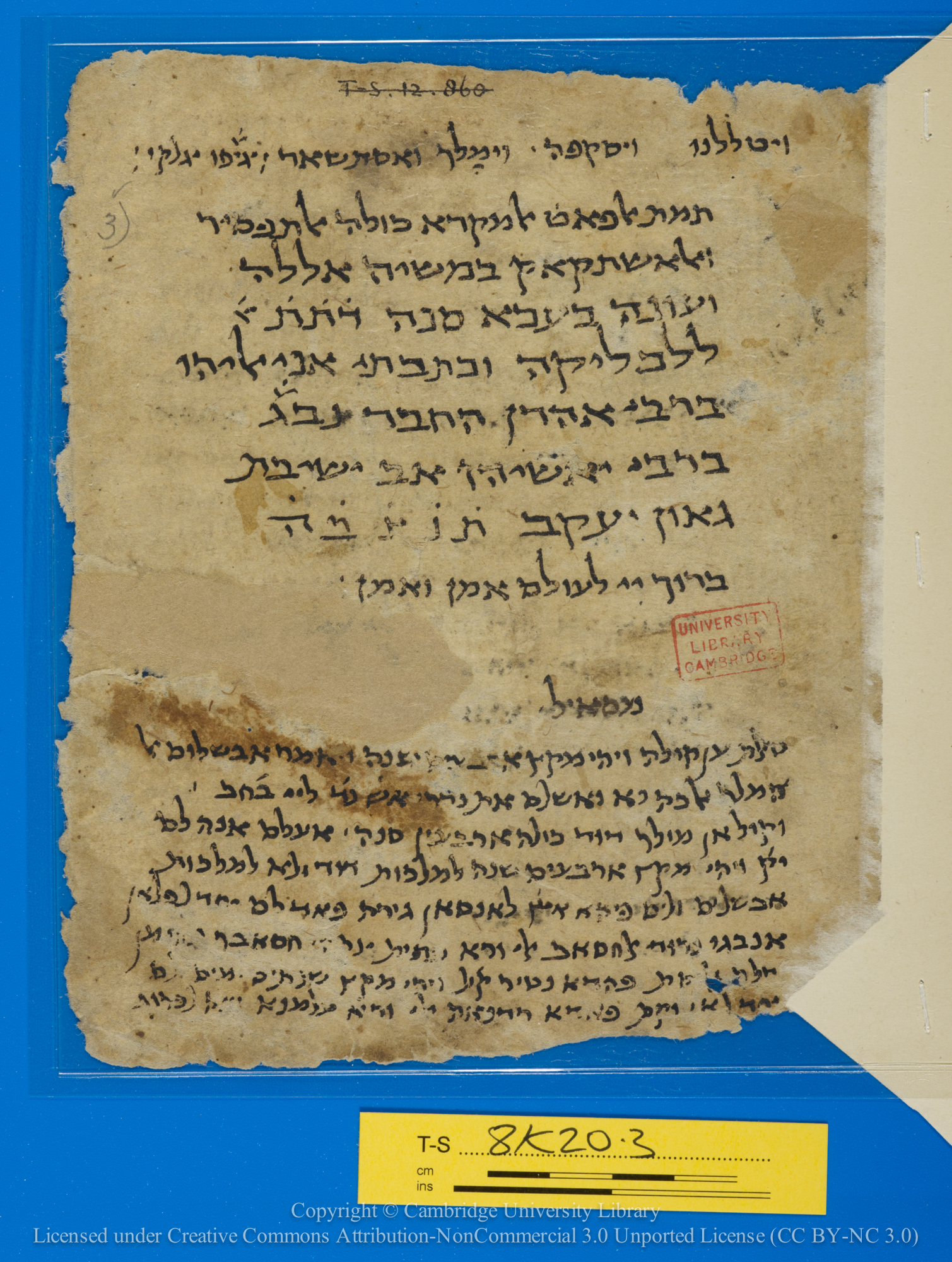 Image of item, e.g. a manuscript page