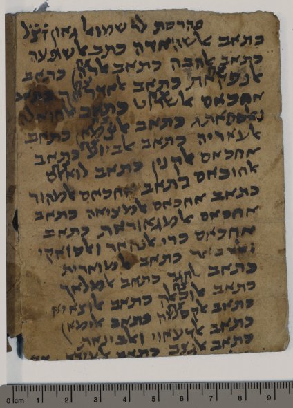 Image of item, e.g. a manuscript page