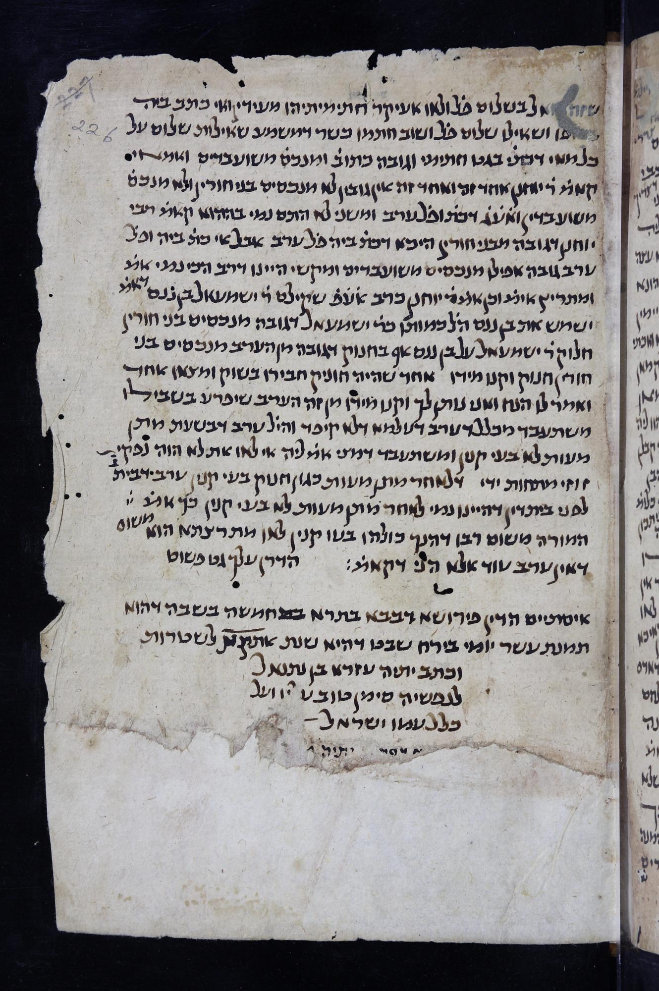 Image of item, e.g. a manuscript page